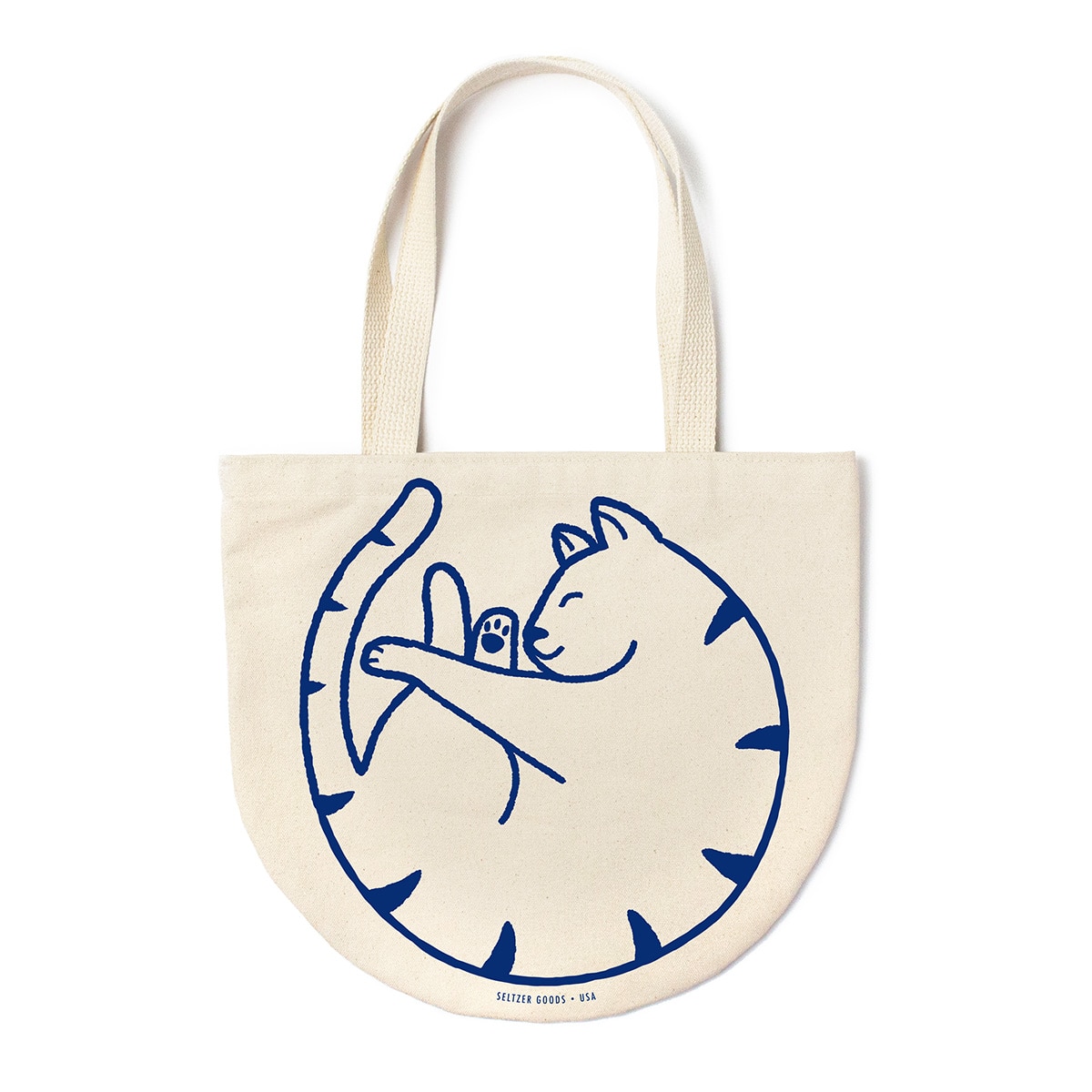 Fern Frog Round Tote Seltzer Goods